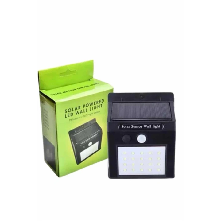 BFS Bahçe Aydınlatma Sensörlü Güneş Enerjili Duvar Lambası 40 Led Işık