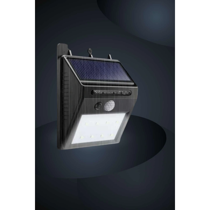 BFS Bahçe Aydınlatma Sensörlü Güneş Enerjili Duvar Lambası 40 Led Işık