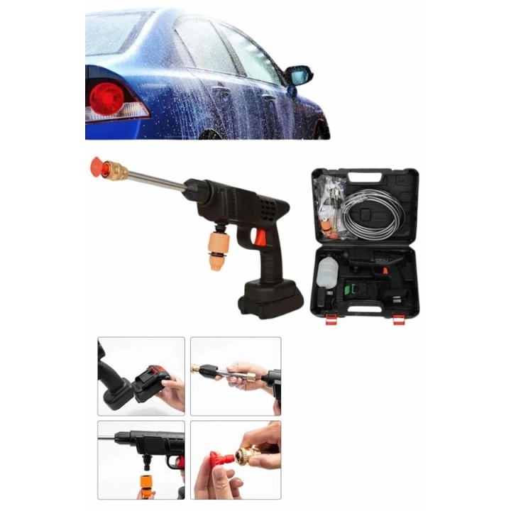 BFS Bahçe Sulama Tabancası Makinesi Yüksek Basınçlı Akülü Yıkama Makinesi