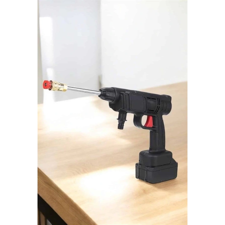 BFS Bahçe ve Araba Yıkama Tabancası Su Basınçlı Hazneli Bataryalı Oto Yıkama