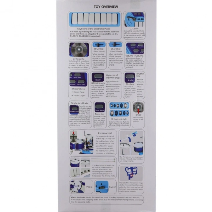 BFS BAO-1704 Bateri Seti MP3 ve Mikrofonlu