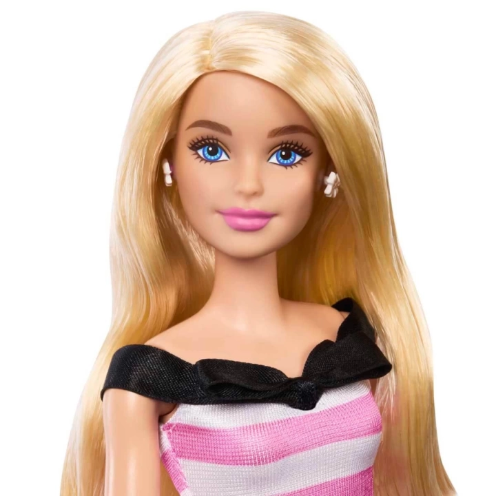 BFS   Barbie 65.Yıl Özel Pembe Elbiseli Bebek