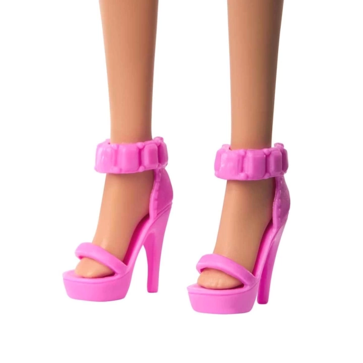 BFS   Barbie 65.Yıl Özel Pembe Elbiseli Bebek