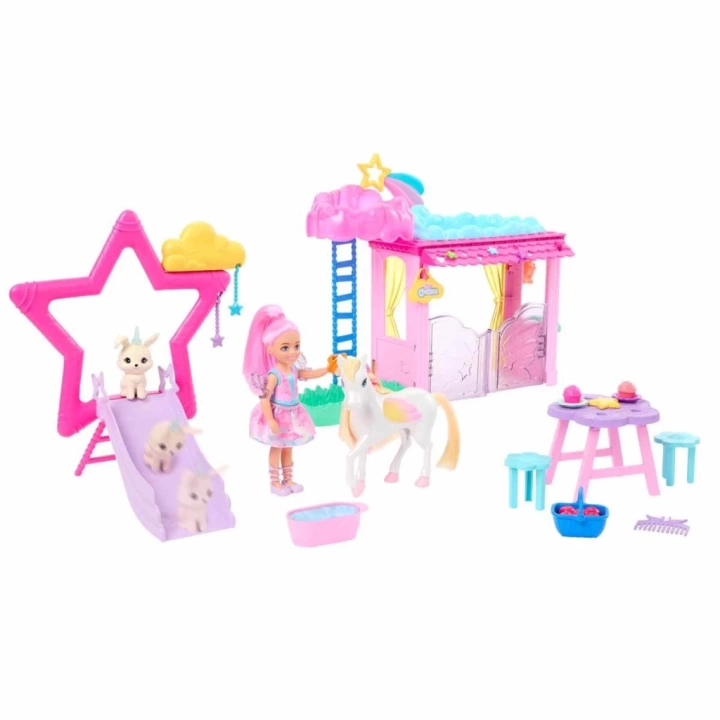 BFS   Barbie a Touch of Magic Chelsea ve Pegasus Oyun Seti HNT67