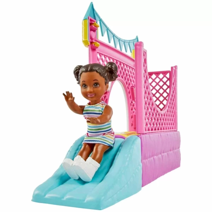 BFS   Barbie Bebek Bakıcısı Skipper Oyun Evi Seti HHB67