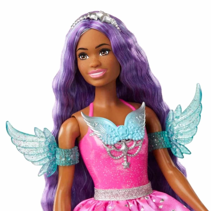 BFS   Barbie Sihirli Dokunuş Peri Masalı Elbiseli Bebek HLC31