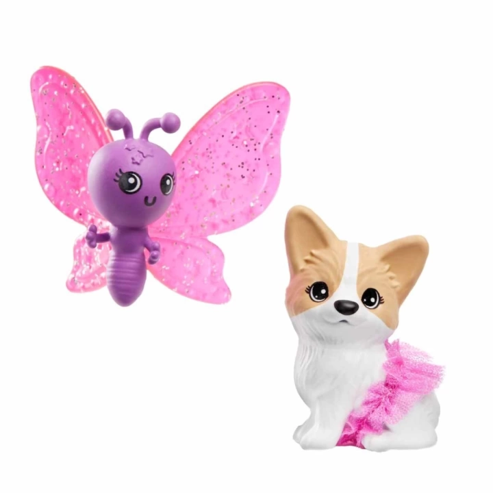 BFS   Barbie Sihirli Dokunuş Peri Masalı Elbiseli Bebek HLC31