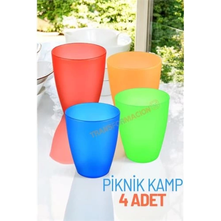 BFS Bardak Seti Kamp Piknik Bardağı 4 ADET