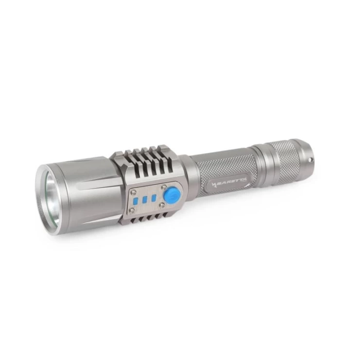 BFS Baretta Brs18 Oto Şarjlı T6 Led 3000 Lümen El Feneri