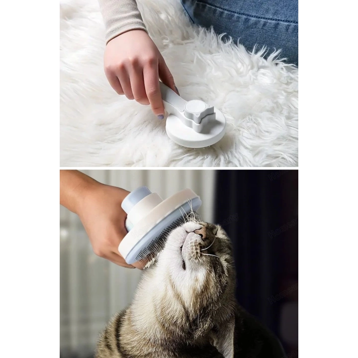 BFS  Basmalı Kedi Köpek Tüy Toparlayıcı Masaj Etkili Pet Fırçası
