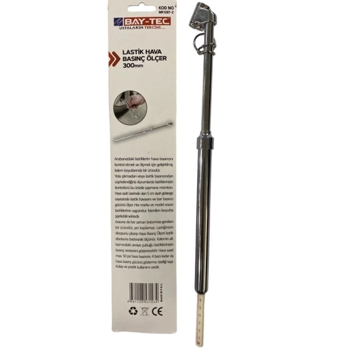 BFS Bay-Tec MK1287-2 Lastik Basınç Ölçer 300 mm