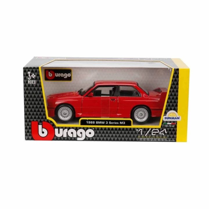 BFS   Bburago 1:24 BMW M3 1988 Model Araba