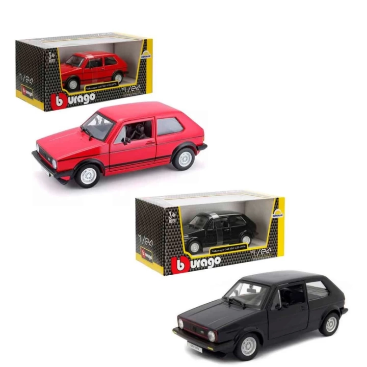 BFS   Bburago 1:24 Volswagen Golf Mk1 GTI 1979 Model Araba