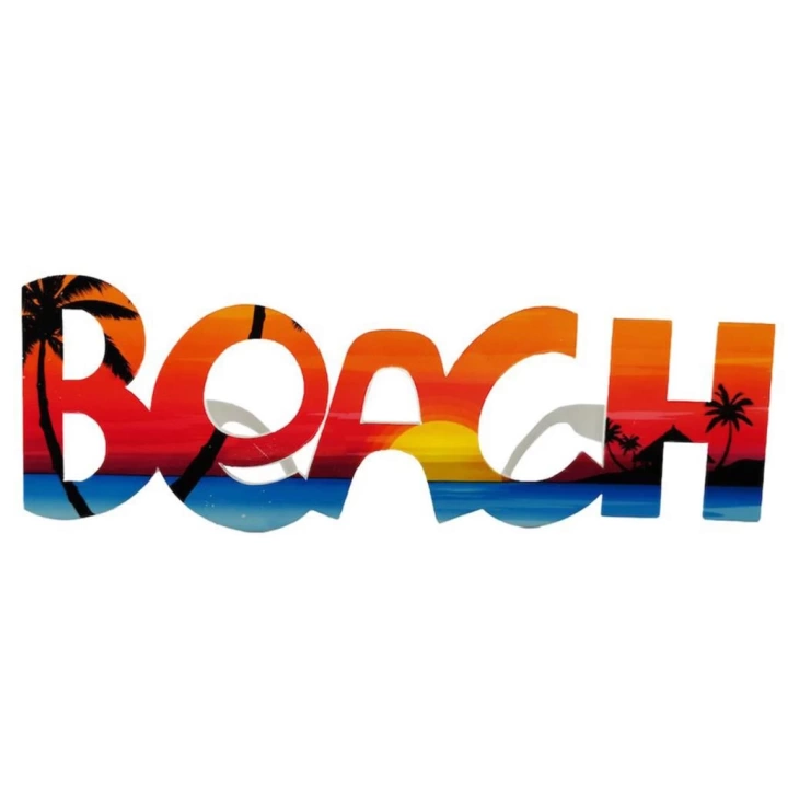 BFS   Beach Yazılı Parti Gözlüğü Yaza Merhaba Hawaii Show Gözlüğü 19x6 cm
