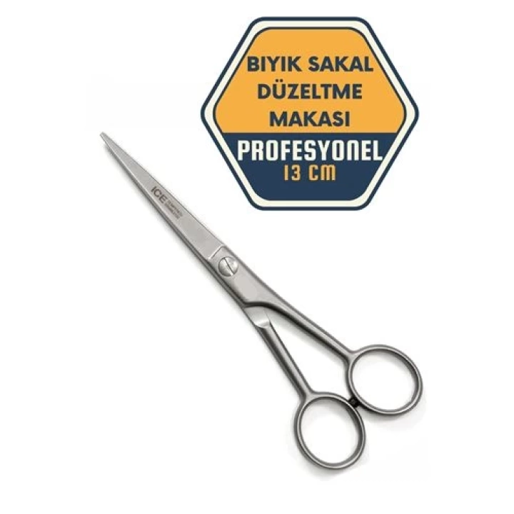 BFS  Berber Kuaför Kesim Bıyık Sakal Düzeltme Makası 13.5 cm