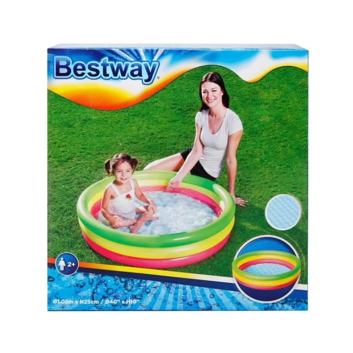 BFS  Bestway 3 Bölmeli Çocuk Havuzu 102x25 Cm 51104