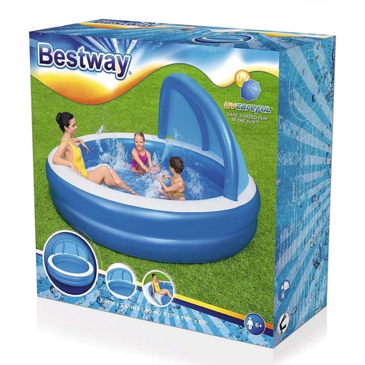 BFS   Bestway Güneşlikli Şişme Havuz 54337