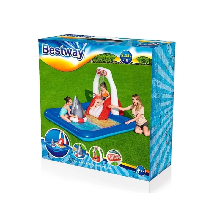 BFS   Bestway Köpekbalık Kaydıraklı Havuz