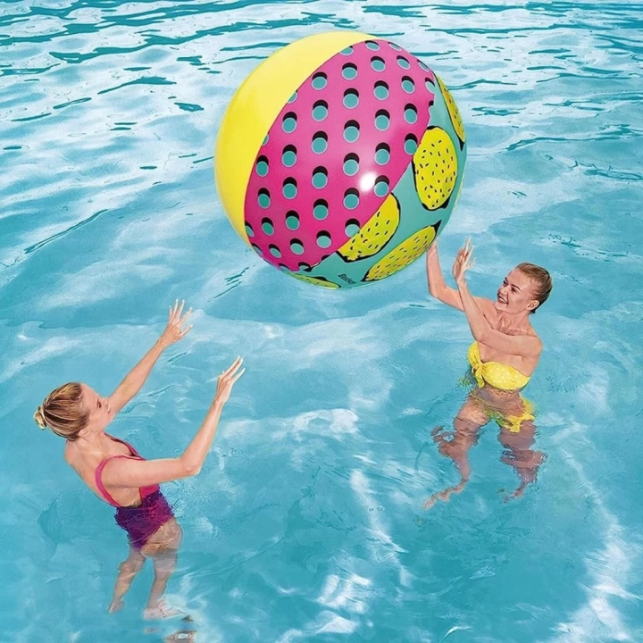 BFS   Bestway Retro Baskılı Top 122 Cm