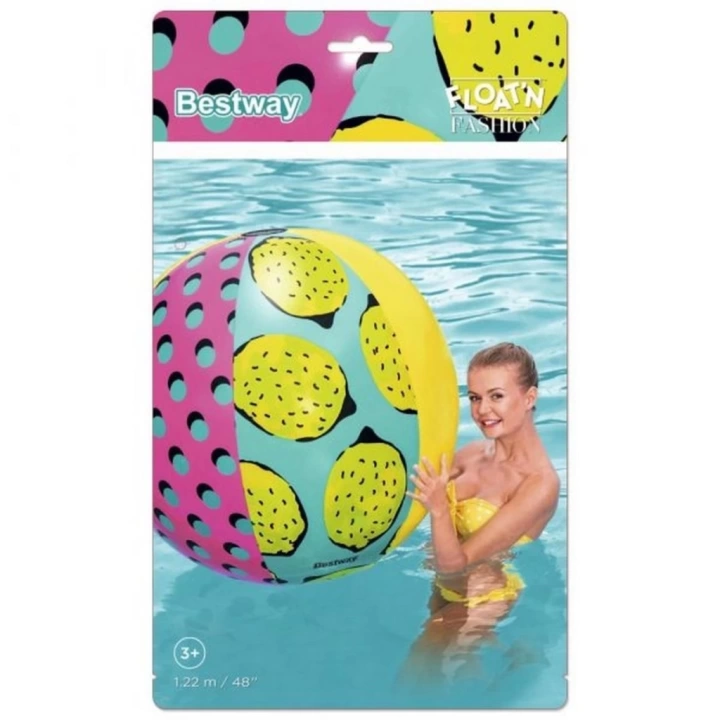 BFS   Bestway Retro Baskılı Top 122 Cm