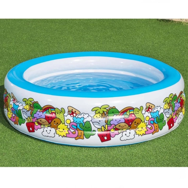 BFS   Bestway Şişme Jumbo Desenli Havuz 51122