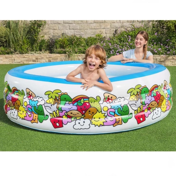 BFS   Bestway Şişme Jumbo Desenli Havuz 51122