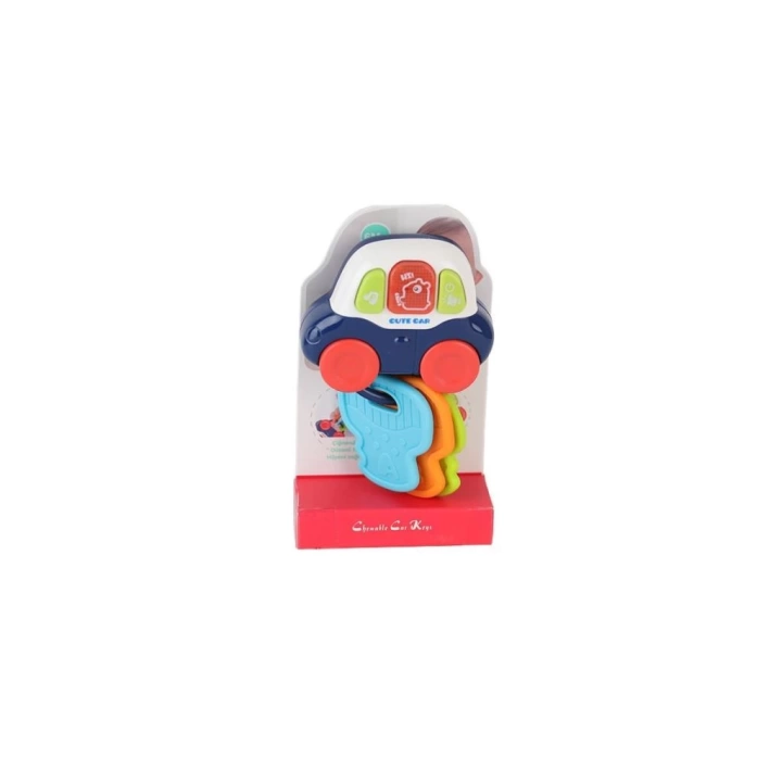 BFS  BIB6001-Vardem Işıklı Müzikli Anahtarlıklı Bebek Arabası
