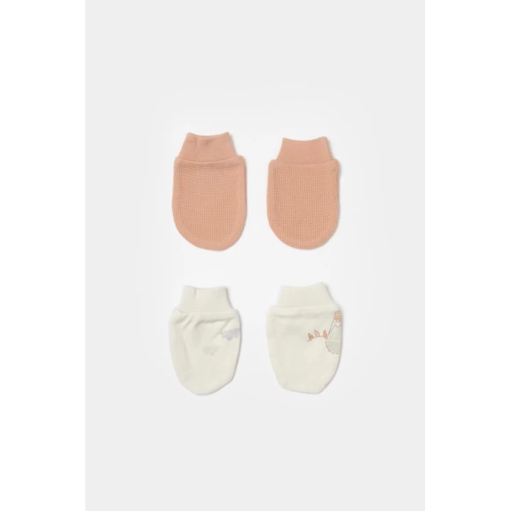BFS   Bibaby Biorganic Teach Me 2Li Bebe Eldiven 72240 Red