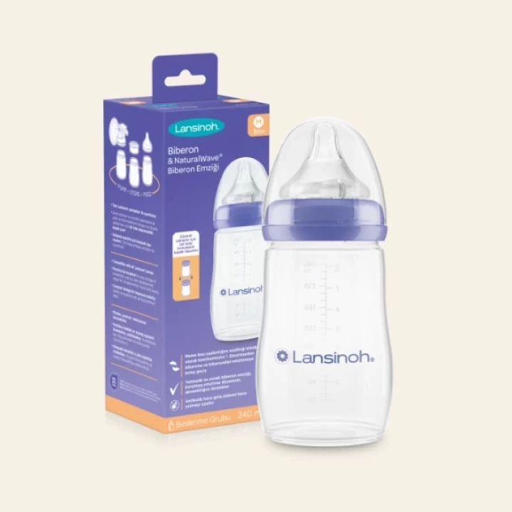 BFS     Biberon Natural Wawe Biberon Emziği 240ml