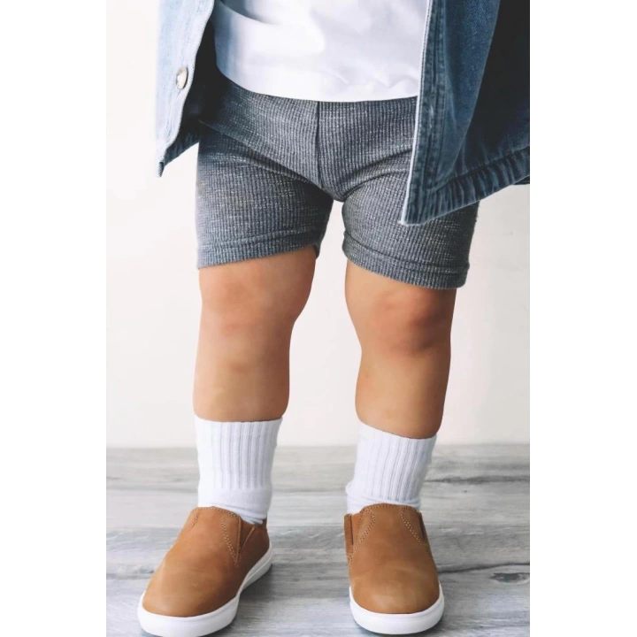 BFS   Bistyle Basic Kaymaz Penye Soket Çorap 3Lü BS10107 Nil Ekru Bej