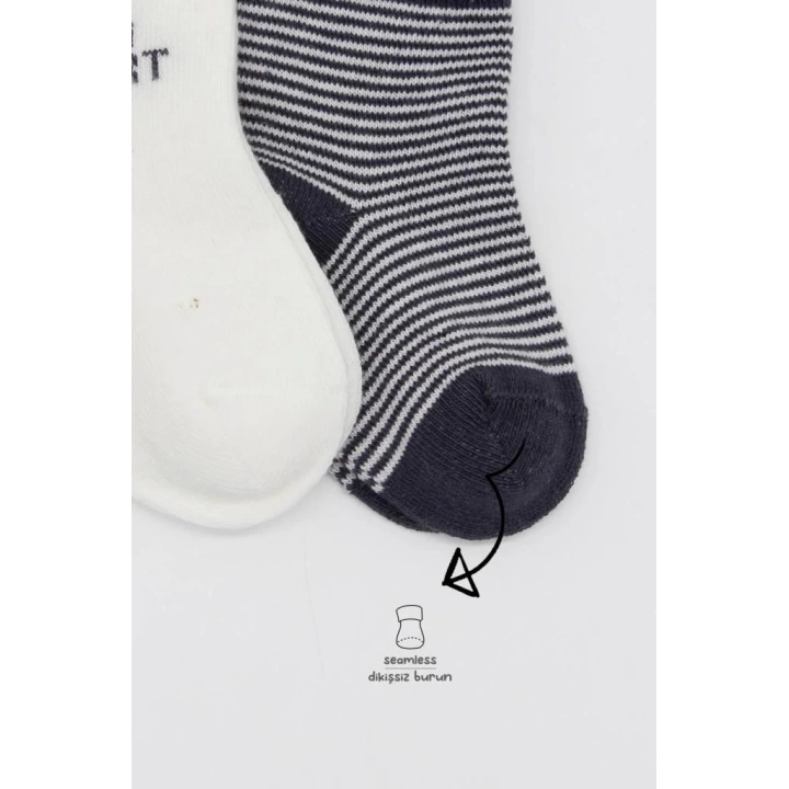BFS   Bistyle Big Heart Penye Soket Çorap 2Li BS10117 Antrasit