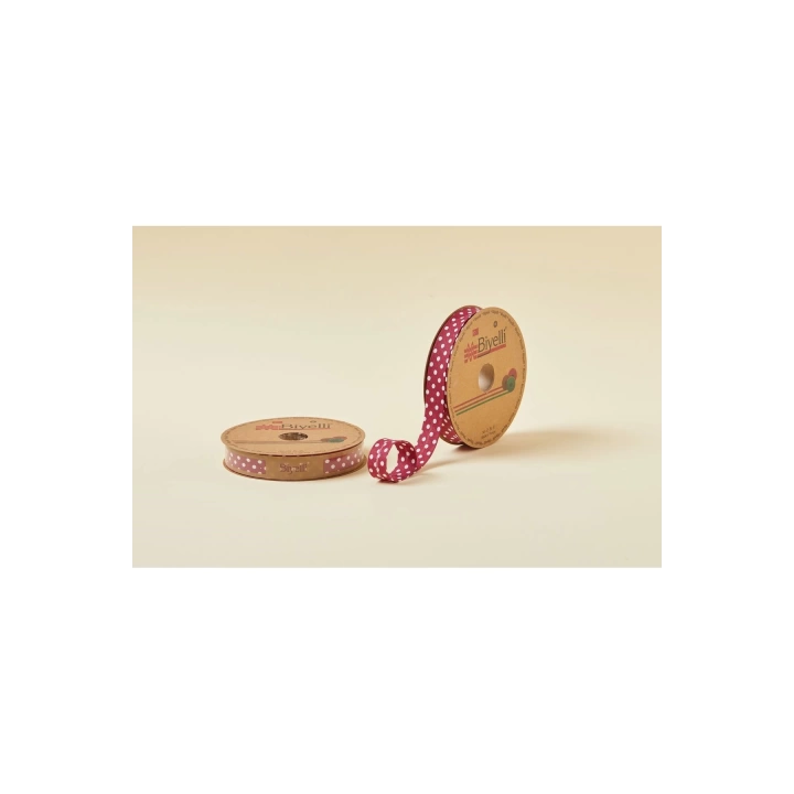 BFS Biye Büyük Puanlı Katlı A11 Bordo 2 cm 25 Metre %65 Koton %35 Polyester