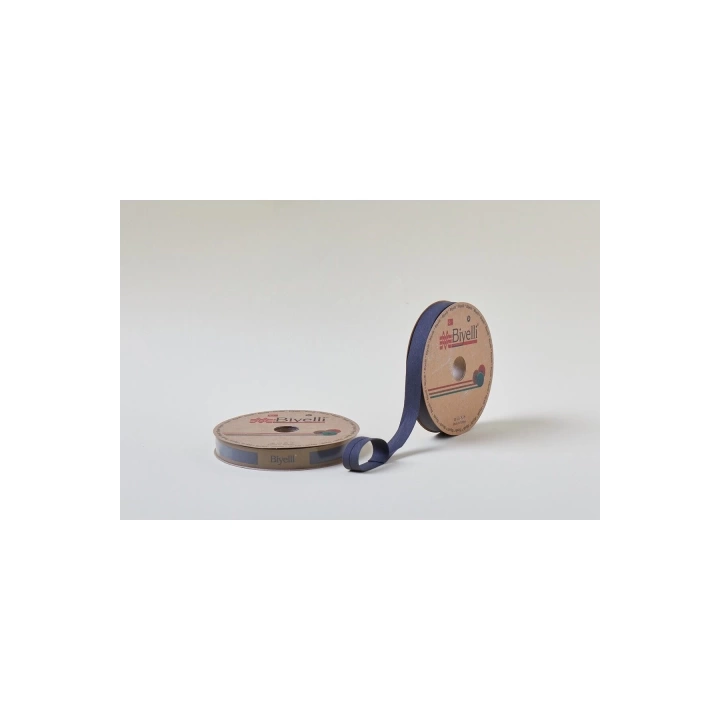 BFS Biye Koton Katlı D39 Lacivert 2 cm 25 Metre %65 Koton %35 Polyester