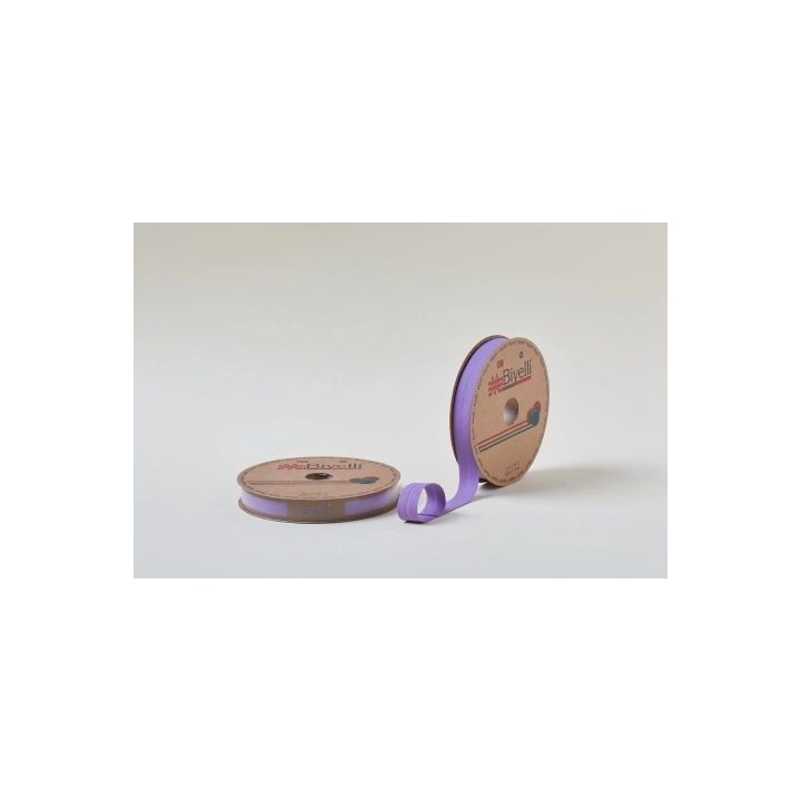BFS Biye Koton Katlı D51 Açık Mor 2 cm 25 Metre %65 Koton %35 Polyester
