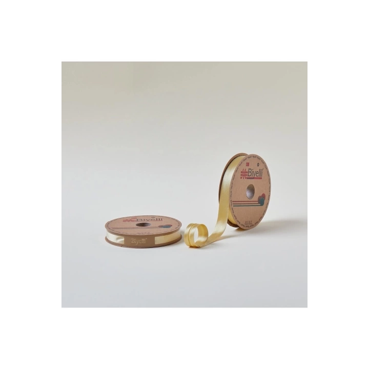 BFS Biye Saten Katlı 055 Gold 2 cm 25 Metre %100 Polyester