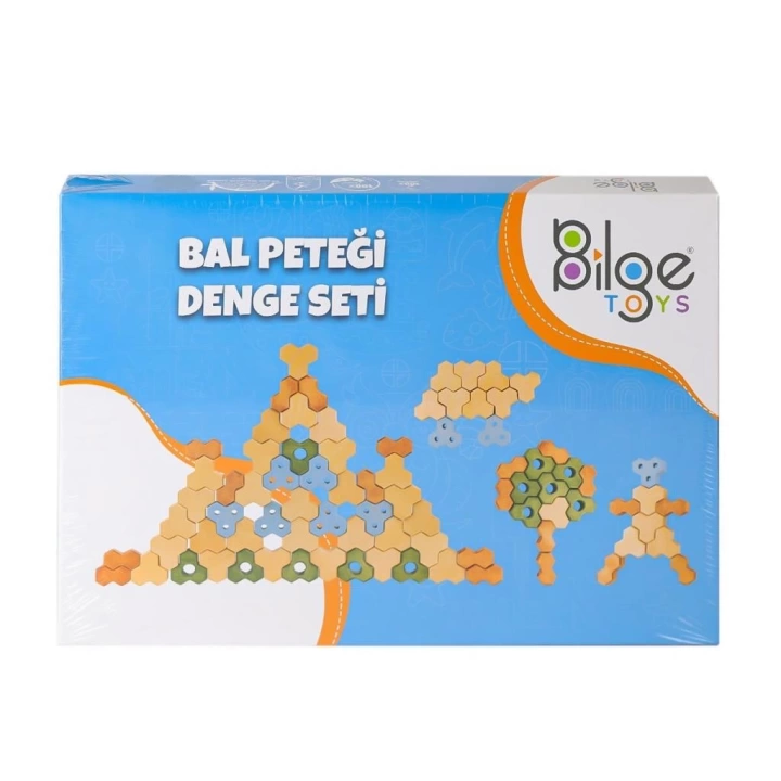BFS   BLG-106A Bal Peteği Ahşap Denge Oyunu