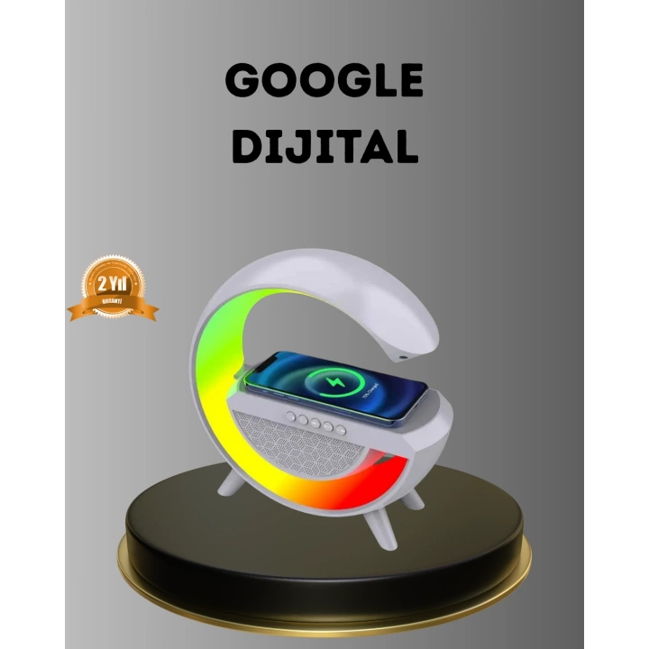 BFS Bluetooth 5.0 Hoparlör – Kablosuz Şarj, RGB Gece Lambası ve FM Radyo