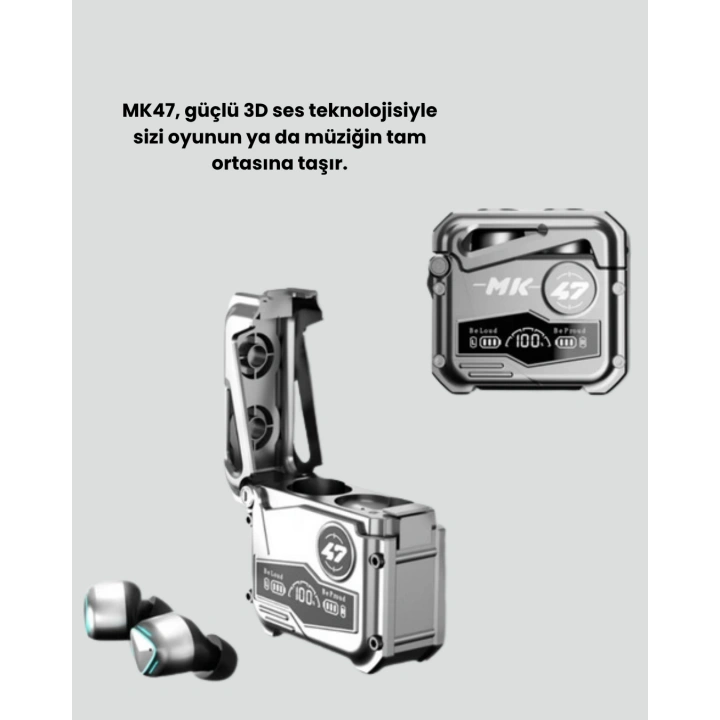 BFS Bluetooth 5.0 Kulak İçi Kablosuz Kulaklık – Dokunmatik Kontrol, Düşük Gecikme