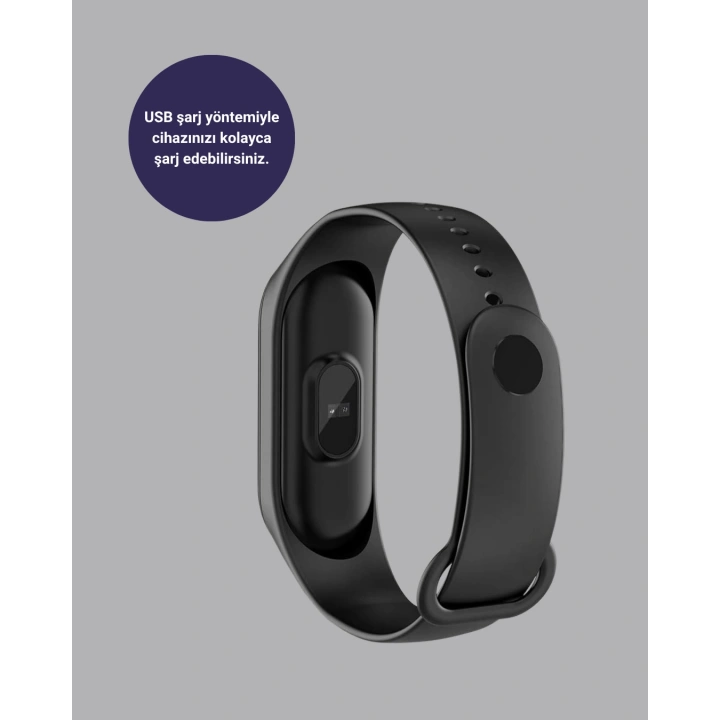 BFS Bluetooth Akıllı Bileklik Spor Modlu Kalp Atış Takipli Uyku Analizli