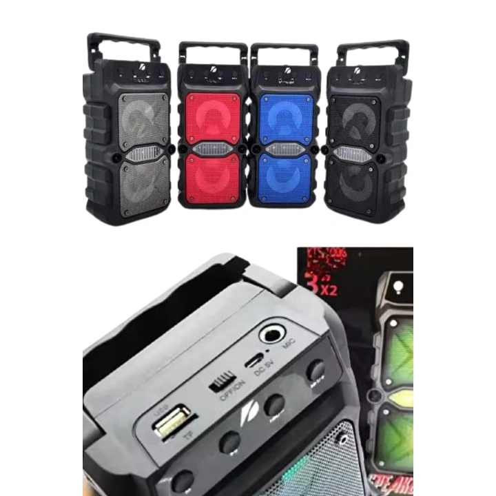 BFS Bluetooth Hoparlör Çift Mikrofonlu Güçlü Ses Kaliteli Kesintisiz Kablosuz