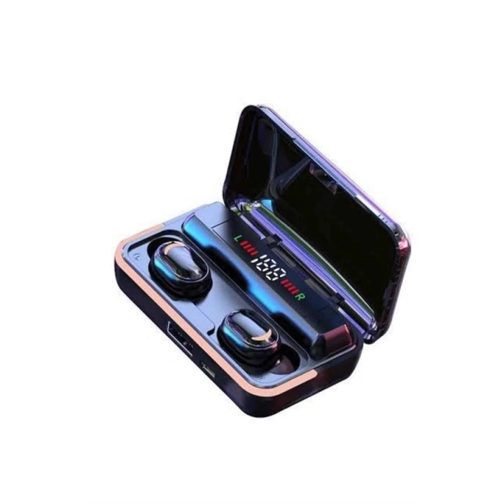 BFS Bluetooth Kulaklık Dijital Şarj Göstergeli Powerbankli Bass Özellikli Kablosuz Kulakiçi 5.1 Mikrofonlu