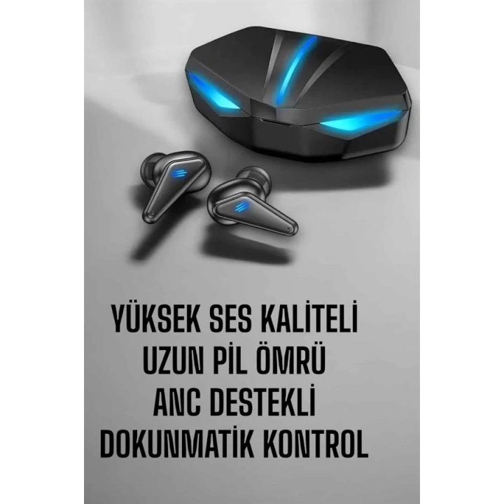BFS Bluetooth Oyuncu Kulaklığı Led Işıklı Kablosuz ANC Özelliği