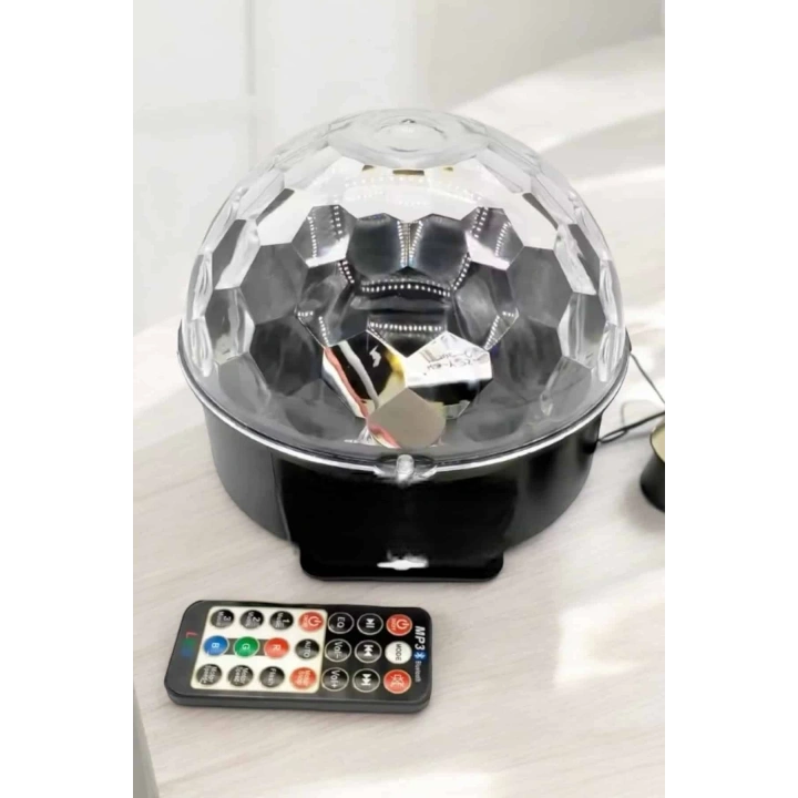 BFS Bluetooth ve Uzaktan Kumandalı Çok Renkli Masaüstü Disko Topu