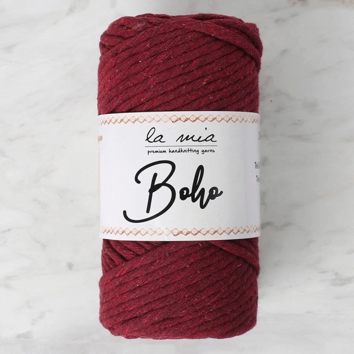 BFS  Boho Bordo Büküm Makrome İpi - L065 - 33999