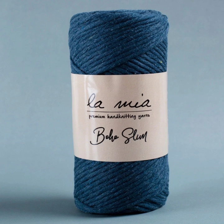 BFS  Boho Slim Havacı Mavi El Örgü İpi -L110 - 34199