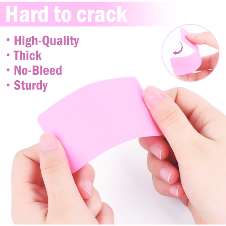 BFS Boş Kelime Kartları 5x8 cm - 50 Adet Oval Kenarlı | Tabu &amp; Not Kartları - Sarı