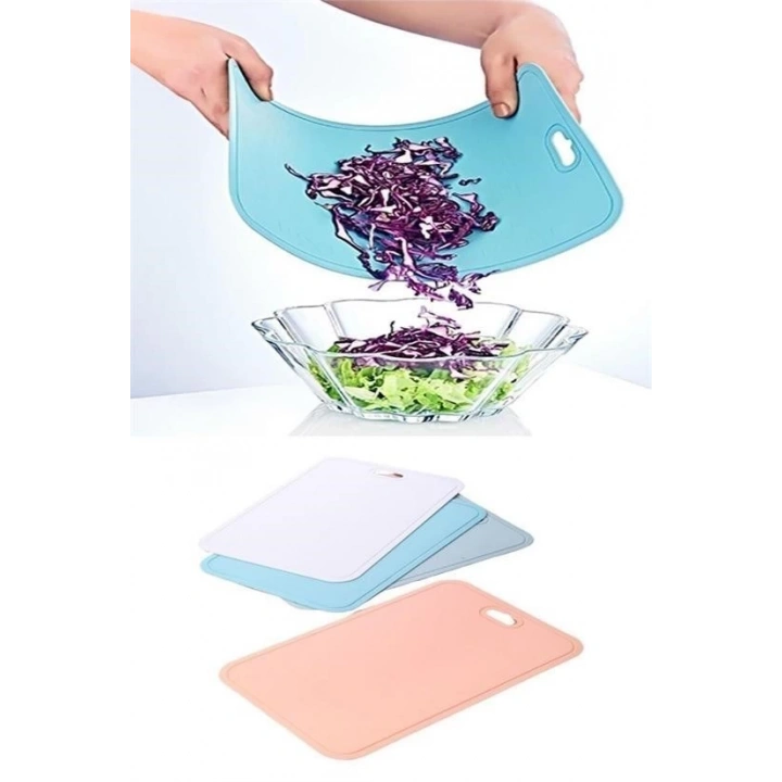 BFS  Bükülebilir Esnek Kesme Matı Meyve Sebze Doğrama Kesme Tahtası 20x30 cm