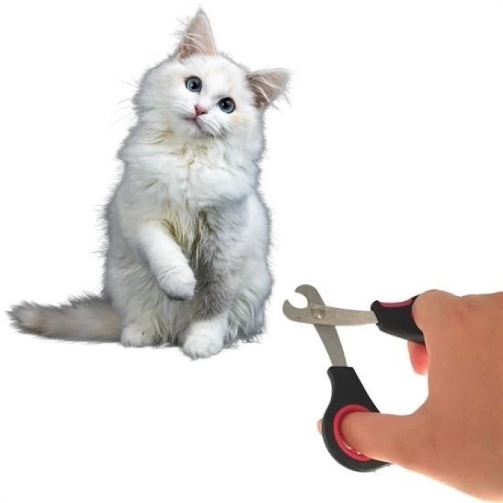 BFS Büyük Irk Köpek Kedi Çelik Uçlu Evcil Hayvan Tırnak Makası Pati Bakım Aleti Ergonomik Kaymaz