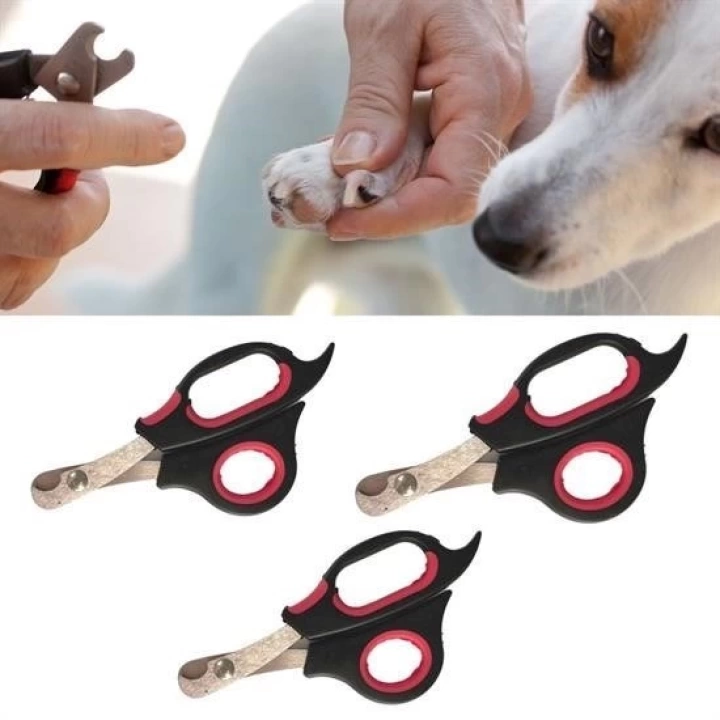 BFS Büyük Irk Köpek Kedi Çelik Uçlu Evcil Hayvan Tırnak Makası Pati Bakım Aleti Ergonomik Kaymaz