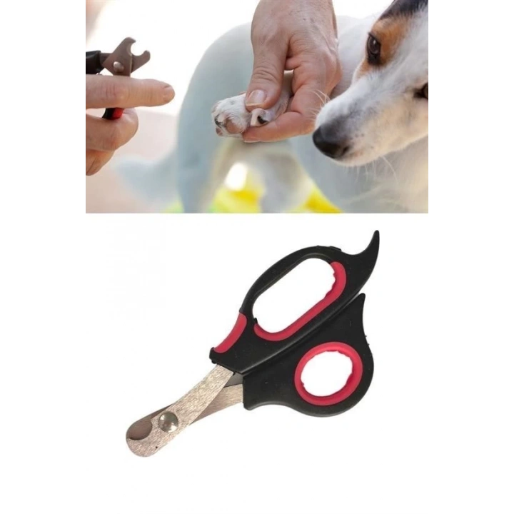 BFS Büyük Irk Köpek Kedi Çelik Uçlu Evcil Hayvan Tırnak Makası Pati Bakım Aleti Ergonomik Kaymaz